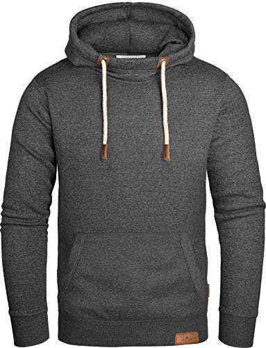 Grin&Bear Herren Kapuzenpullover anthrazit, L, GEC470 von Grin&Bear