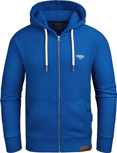 Grin&Bear Hoodie Herren Hoodie Sweatjacke GEC607 Blau L von Grin&Bear