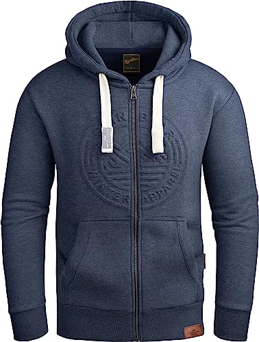 Grin&Bear Hoodie Herren Sweatshirt GEC601 Navy Melange L von Grin&Bear