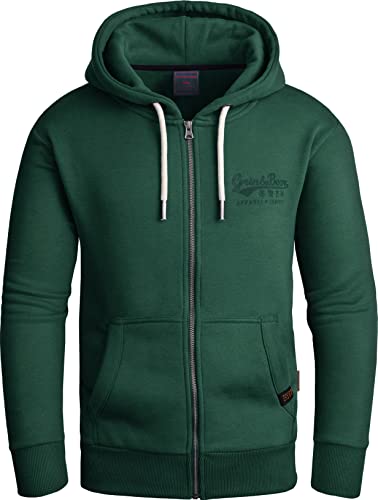 Grin&Bear Hoodie Herren Sweatshirt GEC603 Gruen L von Grin&Bear