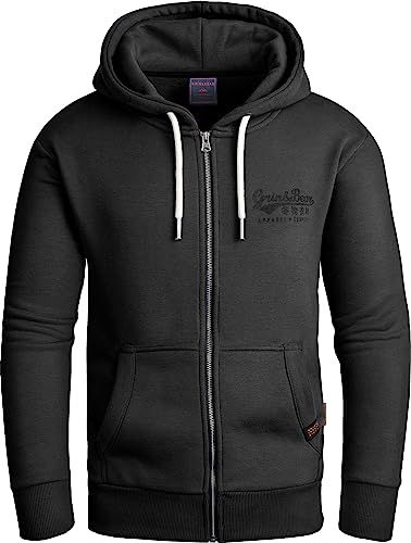 Grin&Bear Hoodie Herren Sweatshirt GEC603 Schwarz M von Grin&Bear