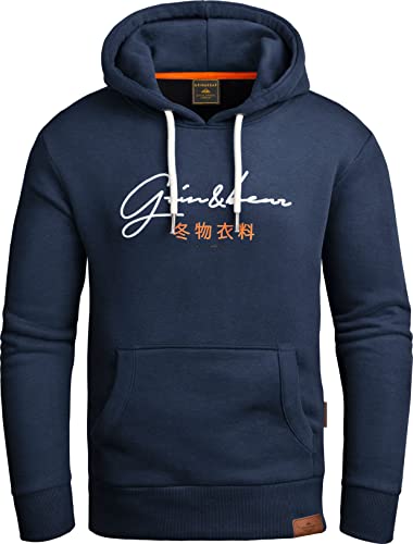 Grin&Bear Hoodie Herren Sweatshirt GEC703 Navy L von Grin&Bear