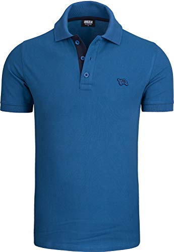 Grin&Bear Polo, Blau, Slim S (90), PL02 von Grin&Bear