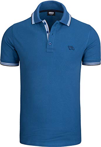 Grin&Bear Polo, Blau, Slim S (90), PL03 von Grin&Bear