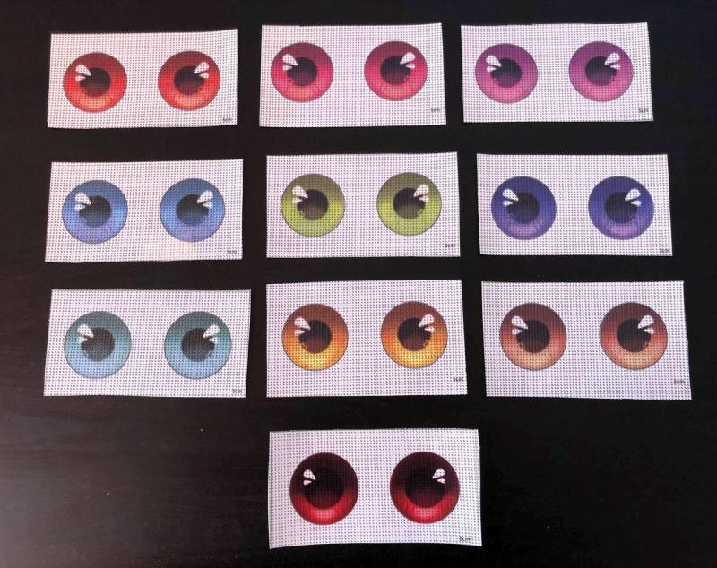 Fursuit Eye Mesh /5 cm Durchmesser/ Wasserfest Augengitter Pupillen Für Kostüm Furry Weatherproof Fursuit Eye Mesh /5 cm Durchmesser/ Wasserfest Augengitter Pupillen Für Kostüm Furry Weatherproof von GrinTwinStudio