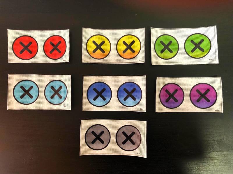 x Pupillen-stil Fursuit Eye Mesh | Pelzig Wasserfest 6 cm Durchmesser von GrinTwinStudio