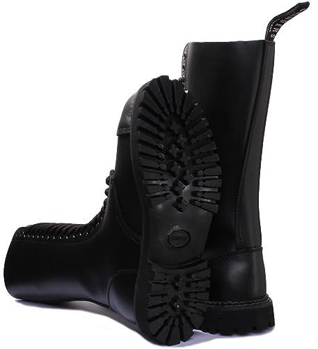 Grinders Unisex King CS Derby Leder Black Stiefel - 43 EU von Grinders