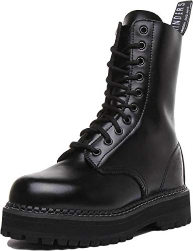 Grinders Damen Taylor CS Leder Black Stiefel 38 EU von Grinders