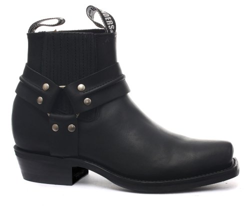 Grinders Renegade Lo Herren Cowboy Stiefel, Schwarz, Größe 38 von Grinders