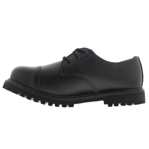 Grinders Unisex Regent CS Leder Black Schuhe - 42 EU von Grinders