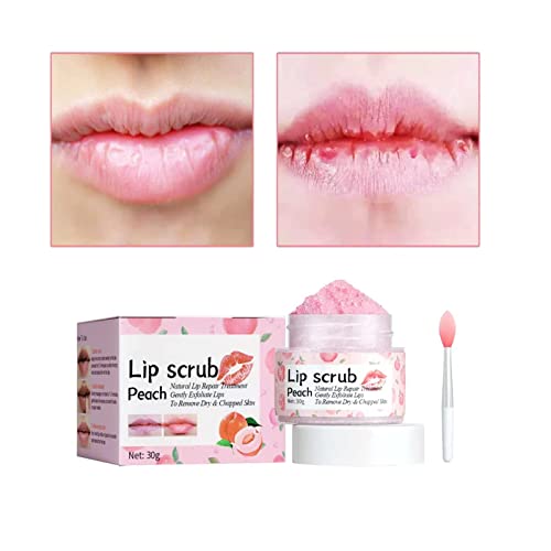 2022 Lip Scrub Moisturizing Peeling Balm Lip Scrubs zur Reparatur trockener, rissiger und abblätternder und rissiger Lippenbehandlung, schlafende Lippenmaske (1 Stück) von Grindrom