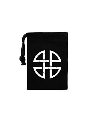 Eternity Kordeltasche Schwarz 10x13cm von Grindstore