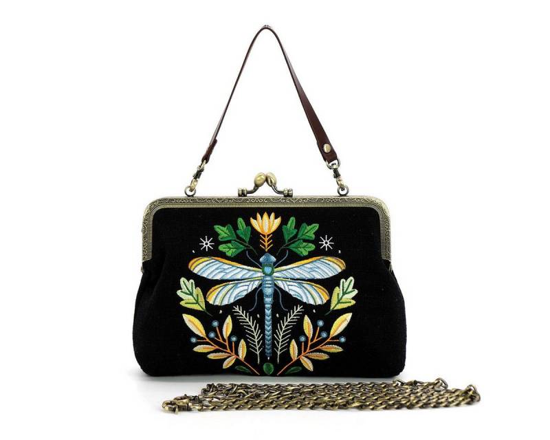 Grindstore Handtasche Tasche im Vintage-Look Dragonfly von Grindstore