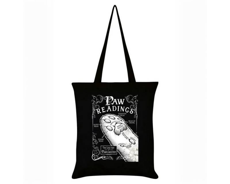 Grindstore Schultertasche Gothic Stofftasche schwarz Paw Readings, Gothic Stofftasche schwarz Paw Readings von Grindstore