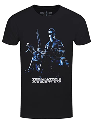 Terminator 2 - Poster Männer T-Shirt schwarz XXL 100% Baumwolle Fan-Merch, Filme Terminator 2 - Poster Männer T-Shirt schwarz XXL 100% Baumwolle Fan-Merch, Filme von Grindstore