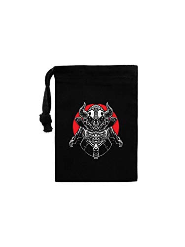 Warrior Fighter Kordeltasche Schwarz 10x13cm von Grindstore