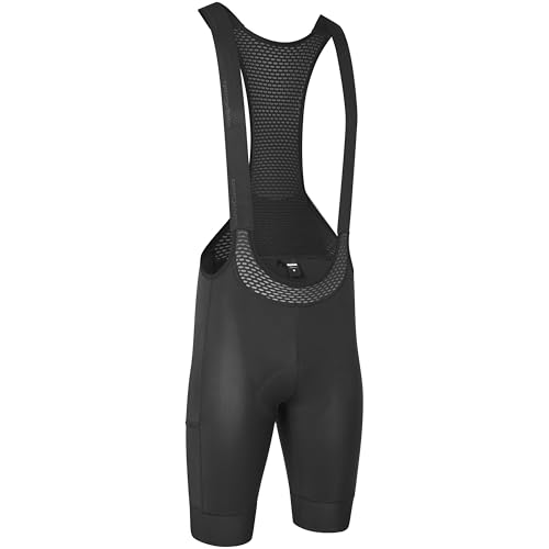GripGrab EXPLR Cargo Bib Shorts Herren Gepolsterte Radsport Trägerhose Kurz Rennrad MTB Gravel Bike Radhose mit Träger von GripGrab