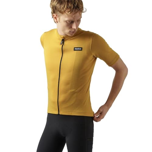 GripGrab EXPLR Merinotech Sommer Kurzarmtrikot Merino Gravel Fahrradtrikot Kurz Radsport Trikot Radtrikot Herren Kurzarm von GripGrab