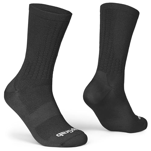 GripGrab FastStream Aero Radsport Socken Enge Hohe Performance Rennrad Socken Lang Sommer Radsocken Zeitfahren Aerodynamisch von GripGrab