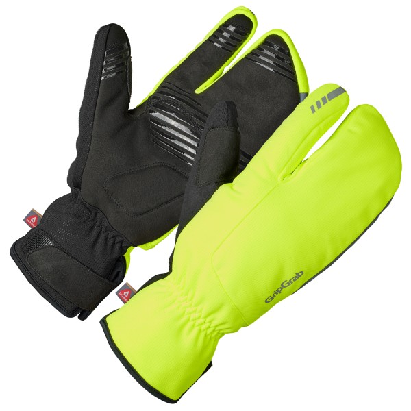 GripGrab - Nordic 2 Windproof Deep Winter Lobster Gloves - Handschuhe Gr S - 8 bunt von GripGrab
