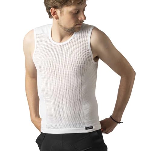 GripGrab PACR Frühling Herbst Ärmelloses Radsport Funktionsunterhemd Herren Sleeveless Rennrad MTB Gravel Bike Mesh Baselayer von GripGrab