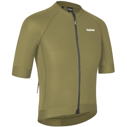 GripGrab PACR Radsport Kurzarmtrikot Sommer Rennrad Trikot Herren Kurzarm UV-Schutz MTB Gravel Bike Aero Radtrikot Kurzärmlig von GripGrab