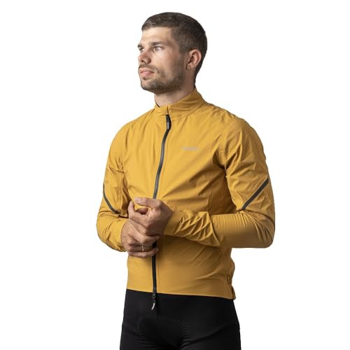 GripGrab PACR Rennrad Regenjacke Herren Wasserdicht Atmungsaktiv MTB Gravel Bike Radsport Regen Jacke 2-Wege-RV Regenschutz von GripGrab