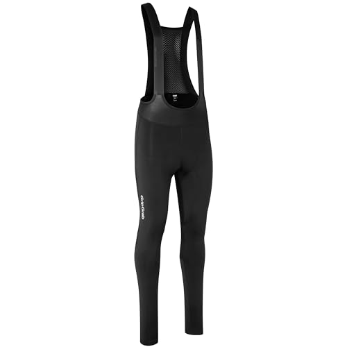 GripGrab PACR Wasserabweisende Winter Bib Tights Herren Radsport Trägerhose Lang Rennrad MTB Gravel Bike Radhose mit Polster von GripGrab