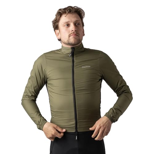GripGrab PACR Winddichte Leichte Windjacke Herren Radsport Rennrad MTB Gravel Bike Windbreaker Radjacke Langarm 2-Wege-RV von GripGrab