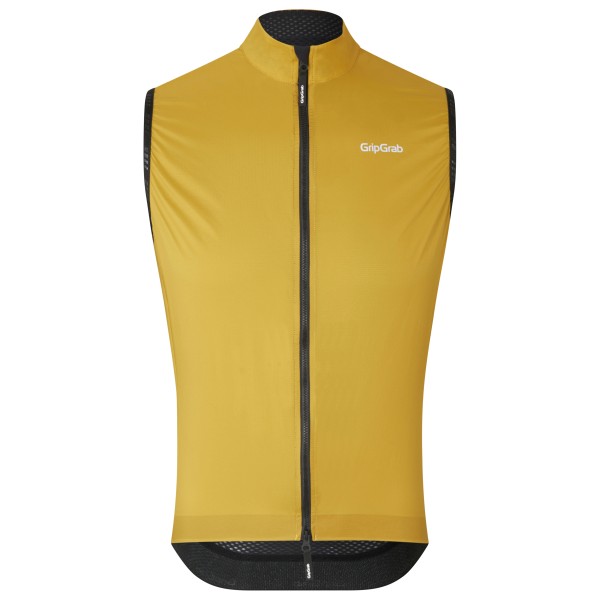 GripGrab - PACR Windproof Lightweight Vest - Fahrradweste Gr M gelb von GripGrab