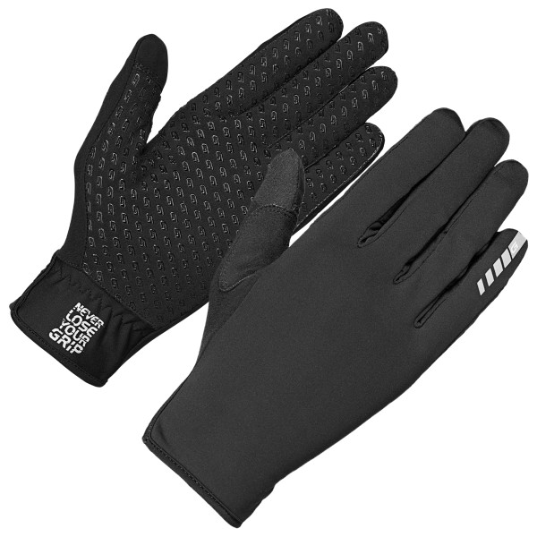 GripGrab - Raptor RaceDay Windproof Spring-Autumn Gloves - Handschuhe Gr S schwarz von GripGrab