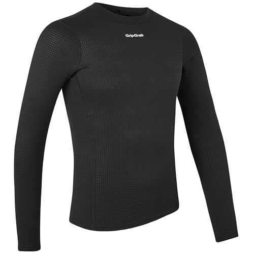 GripGrab Ride Winter Fahrrad Unterhemd Langarm Herren Radsport Funktionsunterhemd Lang Rennrad MTB Gravel Bike Base Layer von GripGrab