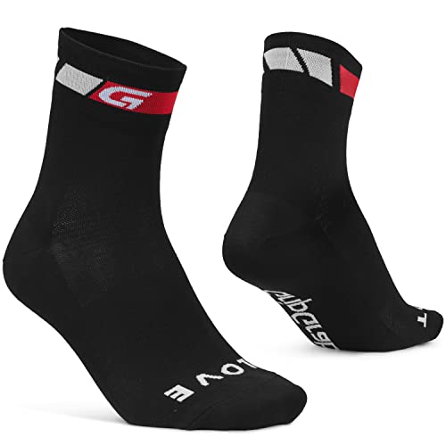 GripGrab Classic Regular Cut 1er und 3er Set Sommer Fahrradsocken Rennrad Mountainbike Indoor Cycling Radsport Socken von GripGrab