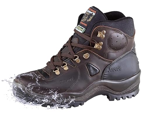 Grisport® Allroundstiefel"Modena" Land- & Forststiefel braun echtes Leder Jagdstiefel Herren Trekkingstiefel Wanderschuhe von Grisport