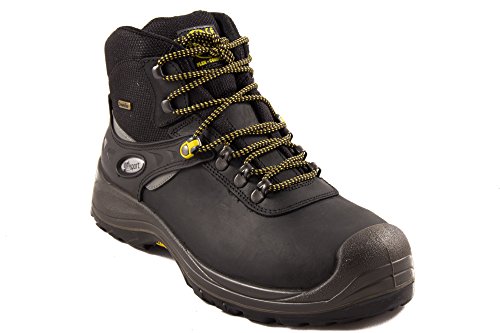 Grisport 74049 Valsugana C V.9 Herren und Damen Arbeits- und Sicherheitsstiefel S3, SRC, HRO, WR, HI, schwarz, EU 39 von Grisport