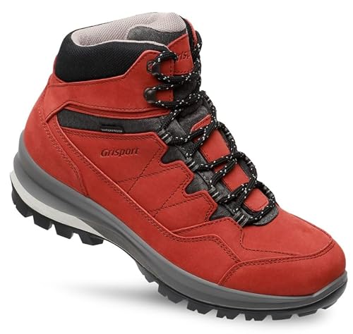 Grisport Bari Mid rot Wanderstiefel Damen (a) Größe 38 von Grisport