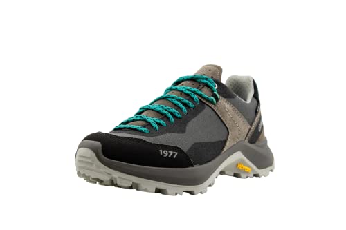 Grisport Cross Evolution Tras Damen,Frauen,Trekkingschuhe,Trailrunning-Schuhe,Wanderhalbschuhe,wasserabweisend,Gritex, Ash Grey/Acqua, EU 39 von Grisport