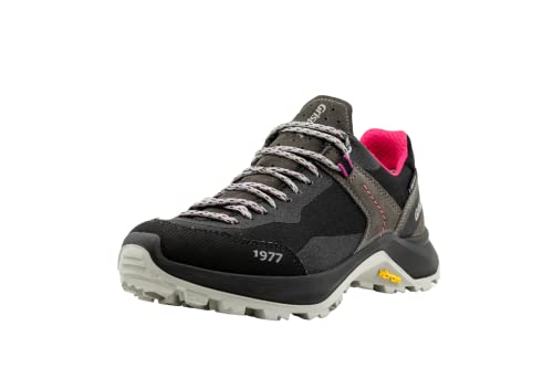 Grisport Cross Evolution Tras Damen,Frauen,Trekkingschuhe,Trailrunning-Schuhe,Wanderhalbschuhe,wasserabweisend,Gritex, Shork Grey/Fuxia, EU 39 von Grisport