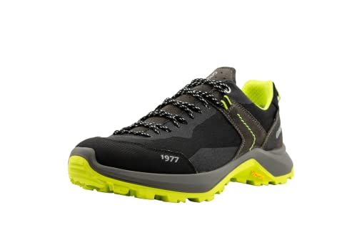 Grisport Cross Evolution Tras Herren,Männer,Trekkingschuhe,Trailrunning-Schuhe,Wanderhalbschuhe,wasserabweisend,Gritex, Lead Grey/Black, EU 45 von Grisport