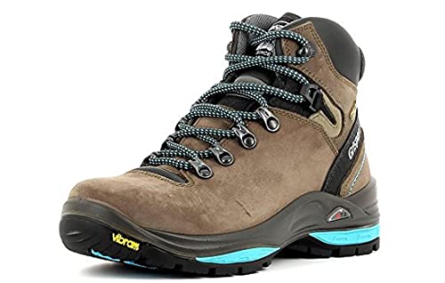 Grisport Damenschuhe Terrain Trekking- und Wanderstiefel aus hochwertigem Leder, Membrankonstruktion, Virbram-Sohle Braun (V56), EU 36 von Grisport