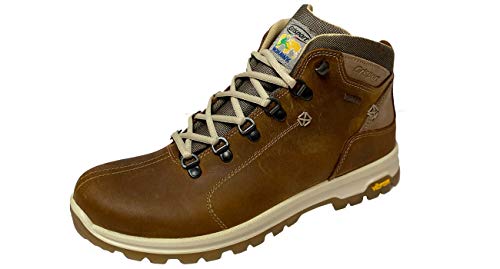 Grisport Defender,Damen und Herren,Unisex Wanderstiefel,Trekkingstiefel,wasserabweisend,stabile Vibram Sohle,hochwertiges Nubukleder,Hellbraun,39 von Grisport