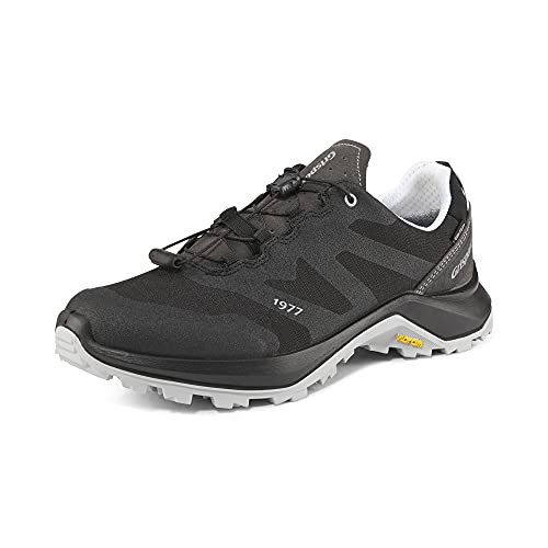 Grisport KRUIS,Damen,Herren,Trekkingschuhe,Trail-Laufschuhe,Trailrunning-Schuhe,wasserabweisend,Schnellschnürung,schwarz,EU 39 von Grisport