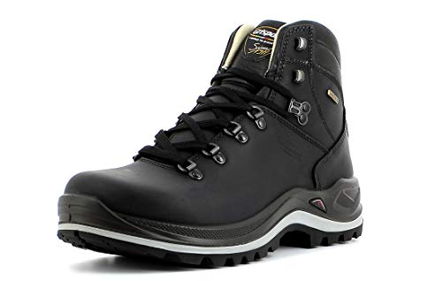 Grisport Unisex Schuhe Herren und Damen aus der Ranger Linie, Trekking- und Wanderstiefel aus hochwertigem Leder, Membrankonstruktion, EU 42,Schwarz von Grisport