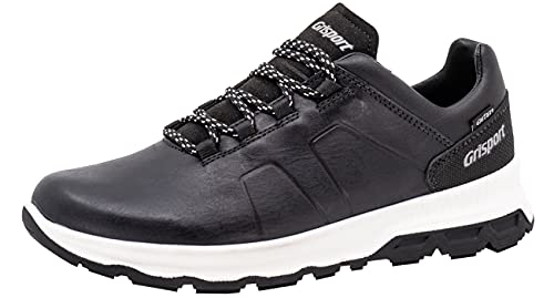 Grisport Urban Trek Low Herren,Männer,Trekkinghalbschuhe,Wanderhalbschuhe,Urban Outdoor,Outdoorschuhe,geöltes Leder,Schwarz,46 EU/11 UK von Grisport