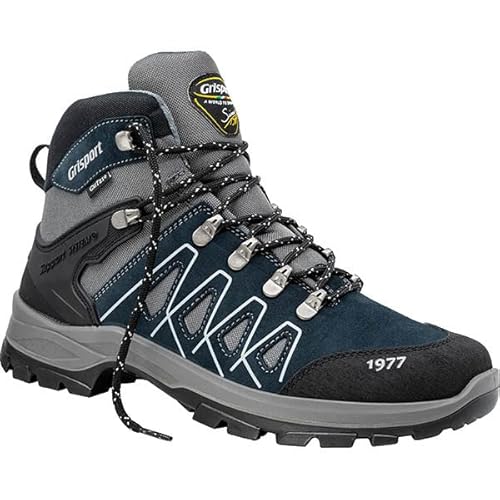 Grisport Wanderschuh Schnürstiefel Gritex grau/dunkelblau 39 von Grisport