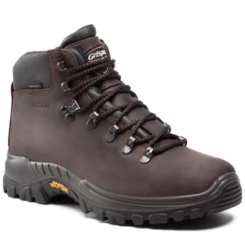 Grisport Wanderschuhe Herren Grizzly Trek wasserdichte Membran SYMPATEX Trekkingschuhe Boden VIBRAM, braun, 41 EU von Grisport