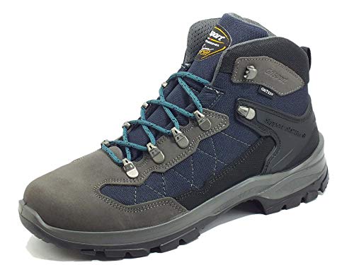 Grisport Wanderschuhe Schnürstiefel Gritex anthrazit/blau 43 von Grisport
