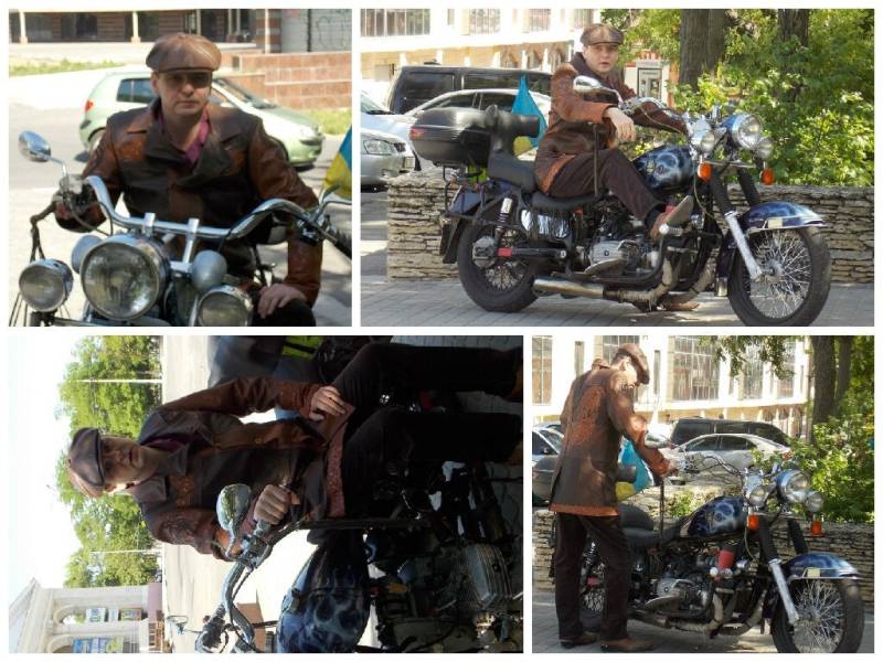 Neue Handgemachte Benutzerdefinierte Design Lederjacke von GritskoGritshenko