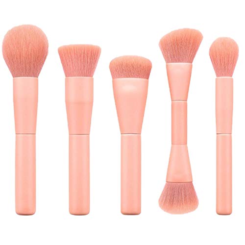 Griwiuiowe 5 StüCk Groß Makeup Pinsel Werkzeug Set Kosmetisches Puder Lidschatten Foundation Blush Blending SchöNheit Make Up BüRste von Griwiuiowe