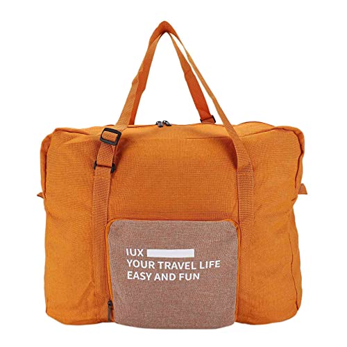 Griwiuiowe Orange MäNner wasserdichte Kosmetik Tasche Nylon Damen mit GroßEr KapazitäT Faltbare Hand GepäCk Verpackung Organizer von Griwiuiowe